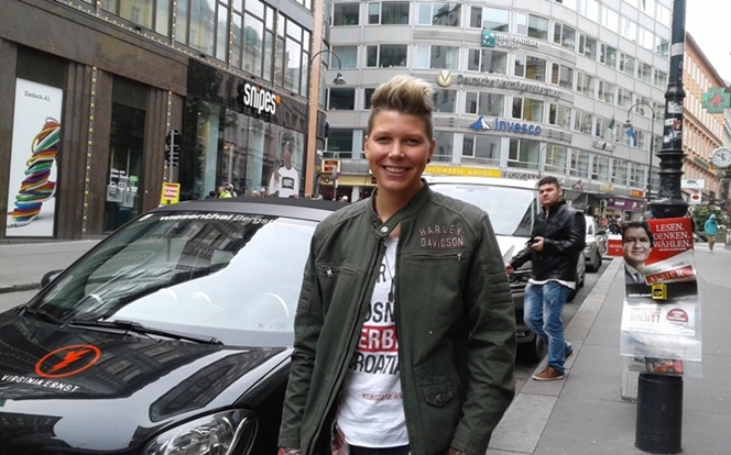 Vriginia-Ernst-and-her-car