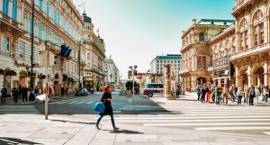 Vienna Austria near Opera House
