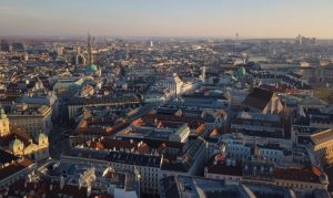 Vienna from a drone