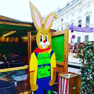 Easter rabbit in Vienna Austria