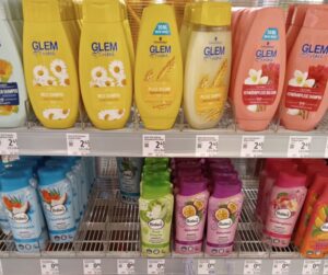 shampoos cheaper in Austria at DM